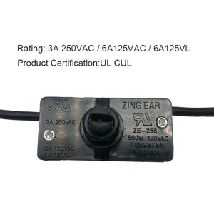 ZE-256A Licht Dimmer Lamp Draaischakelaar <span class=keywords><strong>Lo</strong></span>-Hi-Off 120V 500W Verstelbare Licht Dimmer Knop Schakelaar - Product Image 5