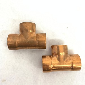 Conector en T de cobre de tres vías, 6mm-54mm, para tuberías de agua de refrigeración y aire acondicionado, junta soldada de igual diámetro - Product Image 5