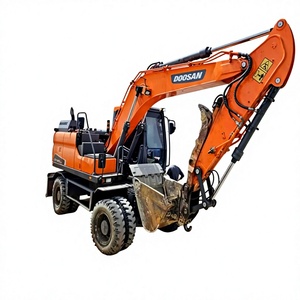 Excavadora de Ruedas Usada Doosan DX140/DH140/DX150/DH150 de 14-15 Toneladas de Alta Eficiencia con Bomba y Caja de Cambios Probadas e Inspeccionadas - Product Image 1
