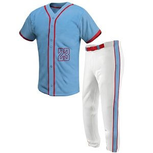 Uniforme de Béisbol Personalizado, Transpirable, Ligero, Duradero, 100% Poliéster, Ajuste Cómodo, Secado Rápido, Ropa Deportiva Unisex - Product Image 1