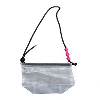 Sac de plage en filet de voyage en plein air, sac de rangement de grande capacité