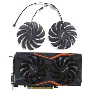 NOUVEAU PLD09210S12HH T129215SU 88MM 4PIN DC 12V 0.5A pour GIGABYTE GTX 1050 1060 <span class=keywords><strong>1070</strong></span> Ti GV-<span class=keywords><strong>RX570</strong></span> 580 Orus RX 470 480 R9 380X ventilateur - Product Image 1
