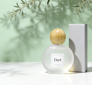 Venta al por mayor de botellas de perfume de vidrio redondas de 30 ml y 100 ml, color personalizado, acabado mate de lujo, tapa de bola de madera, pulverizador con bomba de presión, ¡gran oferta! - Product Image 2