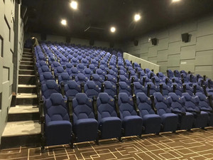 Chaise de salle de cinéma avec porte-gobelet, transformateur de métal, siège pliant pour projet, cinéma et cinéma - Product Image 3