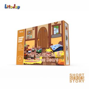 LitoJoy the Three Bears Story Light Modeling <strong>Polymer</strong> Art <strong>Clay</strong> Box Set Toy With <strong>Tutorial</strong> for Family - Product Image 2
