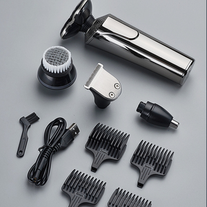 Bestseller 5-in-1 Wiederaufladbarer Elektrischer Rotationsrasierer Hochwertige Tragbare Reise-Bartschneidemaschine Wasserdicht Dreifachklinge - Product Image 2