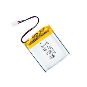 Fabricante de la batería Lipo de 803035 de 3,7 v 800mah polímero para Altavoz Bluetooth UL KC UN38.3 - Product Image 1
