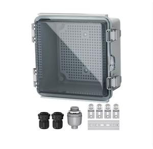 Kunststoff-Anschlussdose Wasserdichte <span class=keywords><strong>Box</strong></span> Metallverschluss Verriegelungsplatte IP67 PC ABS Outdoor Elektrisches Gehäuse Elektrokasten - Product Image 1