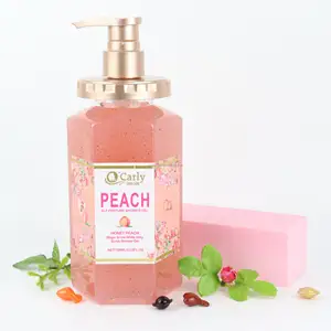O'Carly-Gel de ducha de zanahoria orgánico Natural, Gel de crema de ducha de rosa para blanqueamiento de la piel hidratante