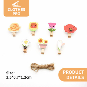 Conception de fleurs pour accrocher des photos de cartes Mini pinces <span class=keywords><strong>à</strong></span> <span class=keywords><strong>linge</strong></span> épingles <span class=keywords><strong>à</strong></span> <span class=keywords><strong>linge</strong></span>-petit clip coloré décor <span class=keywords><strong>en</strong></span> <span class=keywords><strong>bois</strong></span> petites pinces <span class=keywords><strong>à</strong></span> <span class=keywords><strong>linge</strong></span> - Product Image 2