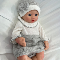 Realistic16 "Full Soft Silicone Reborn Doll Artist Newborn Preemie Girl Washable Baby for Mother-to-Be Children Xmas Gift