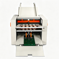 Équipement de pliage de papier robuste à 4 plaques de pliage, max. 200x620mm, pour brochures et affiches grand format