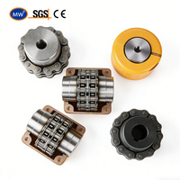 Accouplement de chaîne à rouleaux robuste KC-4012, accouplement d'arbre durable pour machines chimiques, compresseurs légers, ventilateurs centrifuges