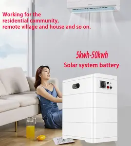 Stackable Modular 10kwh 15kwh 20kwh 10kw Hybrid Off Grid Solar Power Energy Storage System Low Voltage Lifepo4 Stacked Battery