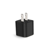 Cargador Portátil HNT 12W Mini 5V 2A 2.4A PD Tipo C con Enchufe Estadounidense, Certificado por la FCC para Teléfonos Inteligentes