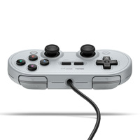 Manette filaire 8BitDo SN30 Pro avec vibration et fonction turbo pour Switch, Windows PC, Raspberry Pi, Steam