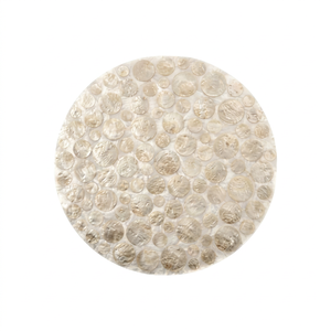 Modern Natural <b>Round</b> Capiz <b>Placemat</b> Wholesale Supplier for Lifestyle Brands and Home Table Styling From Vietnam - Product Image 1