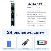 Carte de protection de batterie à cellule unique XJBMS 1S 3A à port commun pour batterie lithium 18650 3,7 V NMC Li-ion 3,2 V pour l'électronique grand public