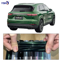 Autocollant voitures peinture protection sur rouleaux personnalisés arc-en-ciel fibre de carbone cristal voiture Ppf feuille Auto Film