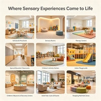 Table sensorielle Montessori JUNTIAN en gros, rechargeable, étanche, interactive et sensible au toucher pour enfants de 2 à 8 ans
