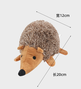 Karikatür tarzı toptan peluş kirpi çiğnemek oyuncak köpekler ve kediler için doldurulmuş hayvan oyuncak kürklü arkadaşlar için - Product Image 5