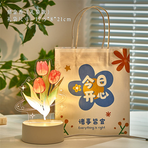3D DIY Lưu ý bảng tin trống Acrylic có thể ghi đèn LED rewritable đêm đèn với xóa được bút Regalo de navidad - Product Image 4