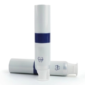 Custom Logo Printed 150ML Cosmetics Plastic ABL Container Factory Made <b>Toothpaste</b> Tube with Pump Cap for Cosmetics Packaging - Product Image 6