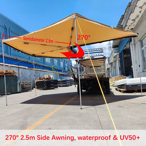 Индивидуальный Водонепроницаемый Поликарбонат Uv50 + дешевый 4X4 автомобильный боковой тент 4Wd на крышу стойки тент разных размеров - Product Image 3