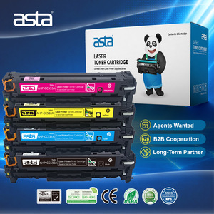 ASTA fabricante CC530A <span class=keywords><strong>CC531A</strong></span> CC532A CC533A 304 304A tóner de Color con Chip Universal Compatible con cartucho de impresora HP - Product Image 1