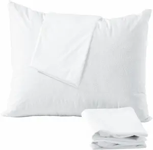 Waterproof Pillow Cover Cotton/polyester Terry Pillowcase Protector Soft Waterproof Pillow Protector 2-Pack Standard