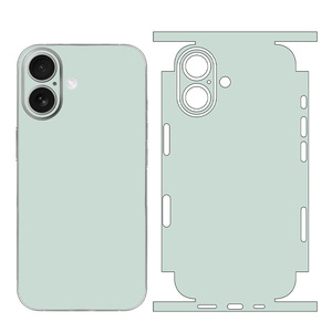 Pegatina trasera para iPhone, material PE, forma rectangular, decoración para teléfono móvil - Product Image 1