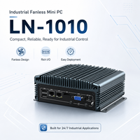 Mini PC Compacto Sin Ventilador con CPU I3-6005U/I5-6200U/I7-6500U, Doble LAN, 6 Puertos COM, USB, HD, VGA y SSD para Kiosco, Gateway, Control de Borde