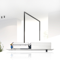 Système d'opérateurs de porte automatique Premium 90 kg pour porte pivotante avec contrôle Bluetooth via application – Idéal pour villas, centres commerciaux, maisons et résidences