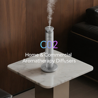 Diffuseur d'arômes de bureau, diffuseur de parfum commercial en alliage d'aluminium pour la maison, diffuseur d'arômes à minuterie pour hôtel