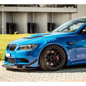 Paracolpi frontali in vera fibra di carbonio stile MBJ per <span class=keywords><strong>BMW</strong></span> serie 3 E92 LCI 2008-2013 rifiniture parafango E92 - Product Image 5