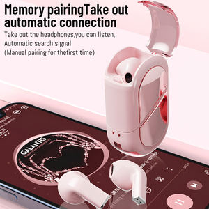 Audífonos Bluetooth TWS 5.4 K520 con Forma de Corazón, Giratorios, Creativos y Novedosos, Edición para Parejas Transformable - Product Image 2