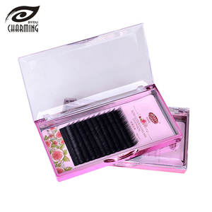 उच्च गुणवत्ता वाली मात्रा रेशम मैट आंखों व्यक्तिगत लैश एक्सटेंशन - Product Image 3