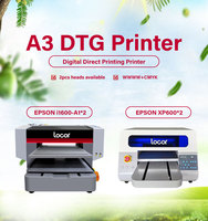 Impresora DTF 2026 de 60 cm con 4 cabezales I3200, agitador de polvo de transferencia e impresora DTF A3