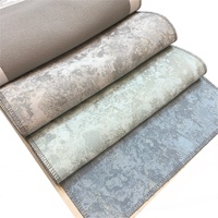 10% Lin 90% Polyester Jacquard Haute Densité - Fil Doré Subtil, Excellent Drapé et Forme Durable