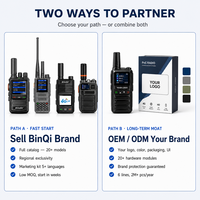 Radio bidirectionnelle BQ-889 double mode 4G POC UHF VHF, OEM ODM, vente en gros, Android, analogique, numérique, carte SIM, pour distributeur