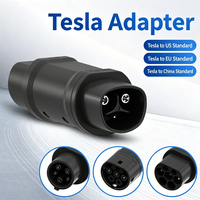 Adaptador Convertidor para Cargador de Vehículos Eléctricos, Nuevo Enchufe NACS a CCS2 TIPO 2, Estándar Europeo