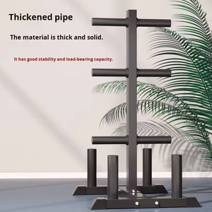 Soporte Vertical para Discos de Pesas Plegable de Acero Resistente para Gimnasio, con Características de Seguridad - Product Image 3