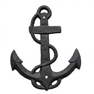 Винтажный ностальгический декор в стиле средиземноморского искусства: настенное украшение в виде якоря корабля, для дома, бара, кофейни (Китай) - Product Image 1