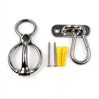 Anneau de cravate de cheval en acier inoxydable durable et durable accessoire de quincaillerie d'usine équestre pour Holer de corde de plomb