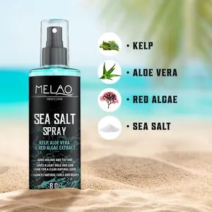 Spray de brume de cheveux à tenue forte épaississant Spray de sel de mer texturant pour hommes