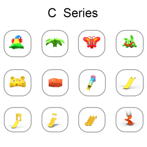 Happy Theme China Proveedor Niños Columpio y tobogán Equipo de juego de <span class=keywords><strong>segunda</strong></span> <span class=keywords><strong>mano</strong></span> Tobogán <span class=keywords><strong>interior</strong></span> Parque infantil al aire libre - Product Image 5