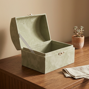 Custom Small Middle Large Size Hard Cardboard Gift Jewelry Watch Box <b>Treasure</b> <b>Chest</b> Packaging with Switch - Product Image 3