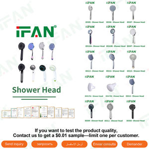 Pommeau de douche IFAN, style minimaliste, très vendu, idéal pour les espaces compacts - Product Image 2