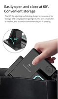 Chargeur sans fil 3 en 1 rapide avec station de charge pliable 15W, logo personnalisable
