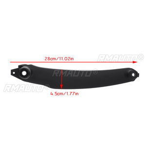 มือจับประตูด้านใน 3 สี สำหรับ BMW E70 X5 SAV ปี 2007-2013 E71/E72 X6 SAV ปี 2008-2014 แผงมือจับประตูภายในรถยนต์ ฝาครอบตกแต่ง - Product Image 5